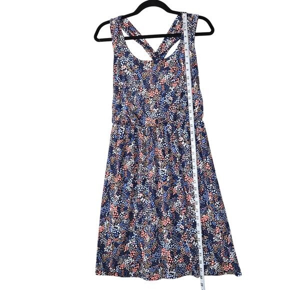 Kaileigh Stitch Fix Women XL Tasha Knit Mini Dress Ditsy Floral Navy Stretch NWT - Picture 7 of 15